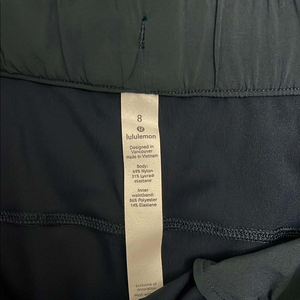 Lululemon Athletica Navy Blue Athletic Shorts - Picture 4 of 6